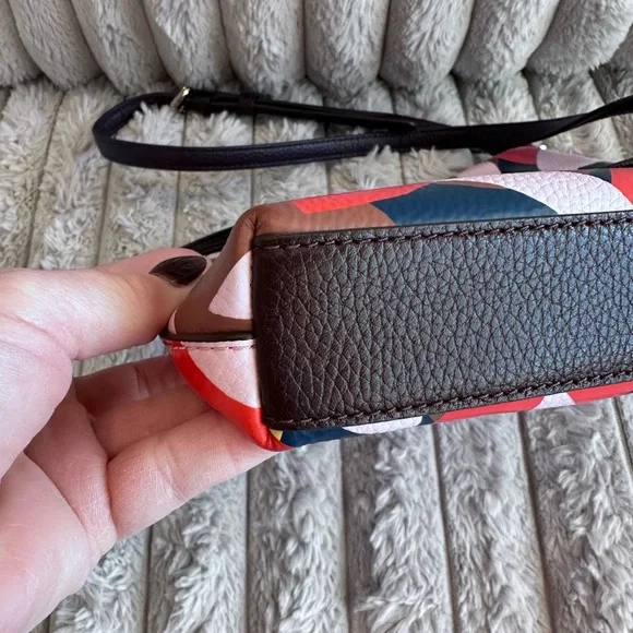 Kate Spade Red and Pink Leaf Crossbody Bag - Picture 6 of 9